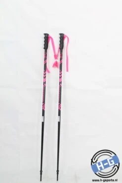 Rossignol Zwart-roze Skistokken NIEUW – 105